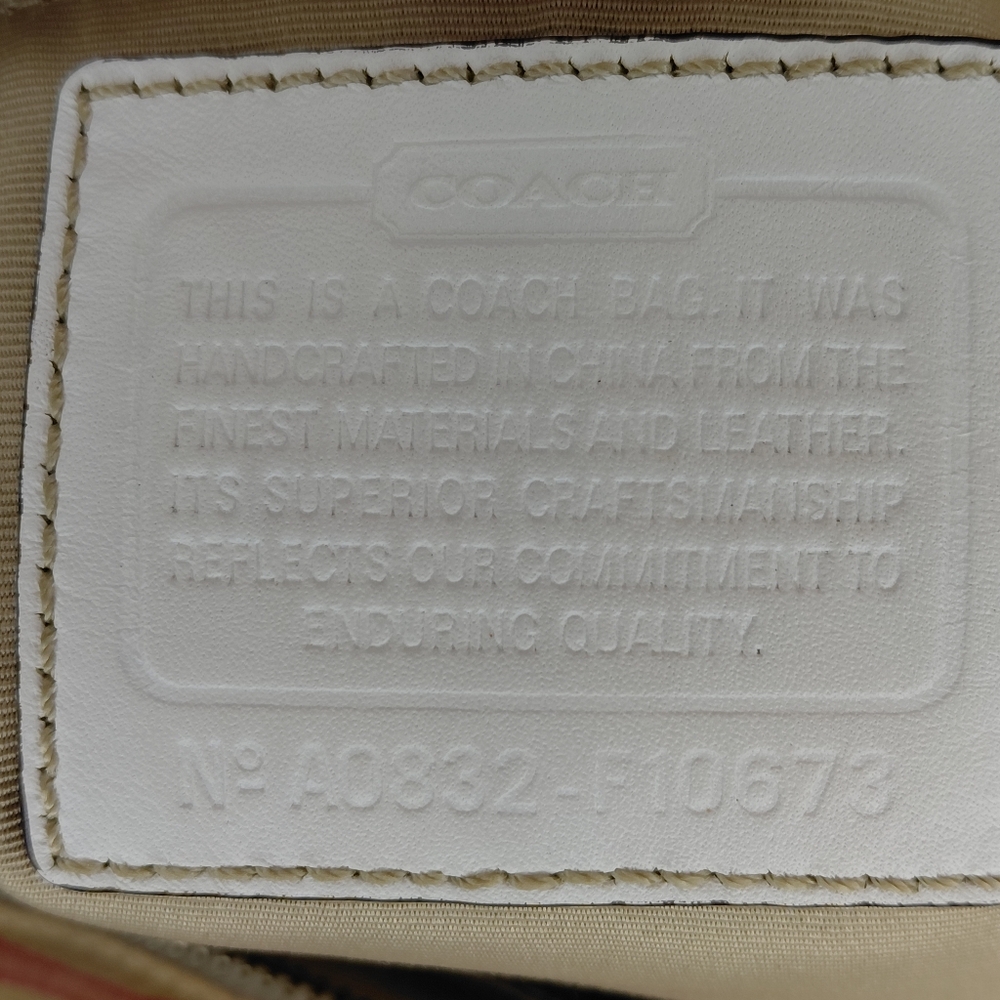 Coach Hampton Signature Scribble Tote Bag - Picture 6 of 16